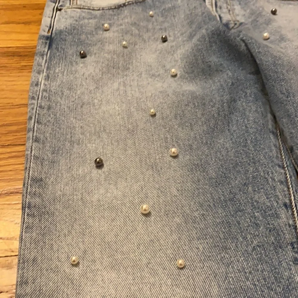 ‎PRPS El Camino Tapered Boyfriend Jeans with Pearl
